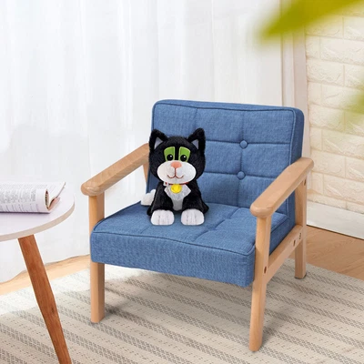 Kids Childrens Chair Armchair Baby Sofa Seat FabricUpholstered With Wooden Legs • £39.95