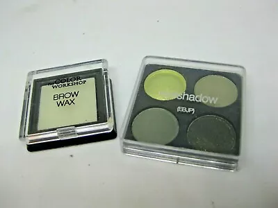 Markwins The Color Frosted Pastels 4 Color Eye Shadow Palette And Brow Wax NEW • $7.69