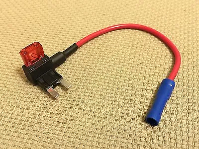 MINI ATM Fuse Tap/Breakout Holder Add On Dual Circuit Adapter For Car/Motorcycle • $3.99