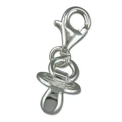 Charm Clip-on Baby's Dummy Sterling Silver • £14.34