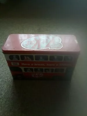 Collectable No10 London Bus Kit Kat Biscuit Storage Tin Advertising Kitchenalia  • £6