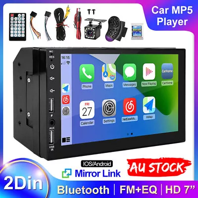 7  Double Din Car Stereo Android Auto Wireless For Apple CarPlay Head Unit Radio • $72.95