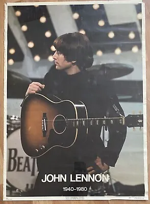 John Lennon 1940-1980 Vintage 1980 Poster 3798 Dargis Usa Beatles 20 X 28 Rare! • $30