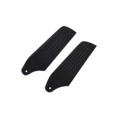 1 Pair Carbon Fiber 62mm Tail Blades For Align Trex 450 RC Helicopter • $9.09