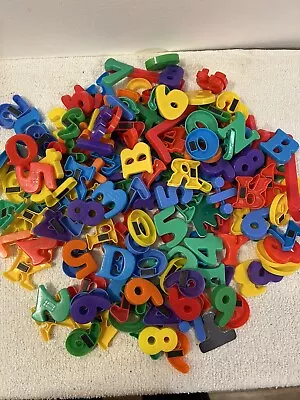 Mixed Bag Magnetic  Letters/Numbers Learning Tool. Assorted Lot. • $12