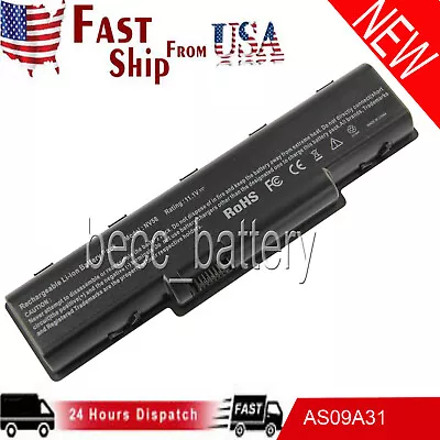 Packard Bell Model MS2267 MS2273 MS2274 MS2285 Series Battery AS09A31 AS09A41 US • $24.55