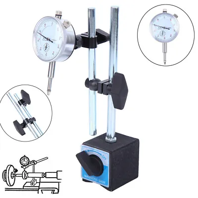 £19.95 • Buy Stand Metric Precision Clock Gauge Dial Test Indicator DTI Gauge Magnetic Base