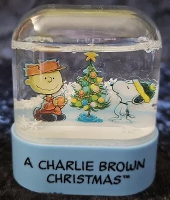 Peanuts Snow Globe A Charlie Brown Christmas Snoopy 2012 Vintage Collectible 3  • $14.99