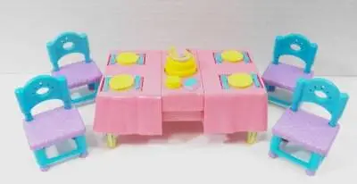 ~Fisher Price~ Dora The Explorer Dollhouse Expandable Kitchen Table & 4 Chairs • $11.95