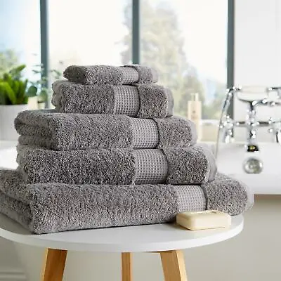 Egyptian Cotton Towels Bathroom Towel Set Bale 700gsm Luxe Bales Towel Sets  • £8.95