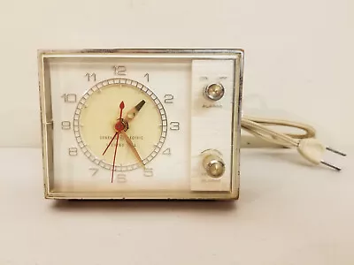 Vintage MCM General Electric Lighted Alarm Clock Model 7346K NICE! • $24.99