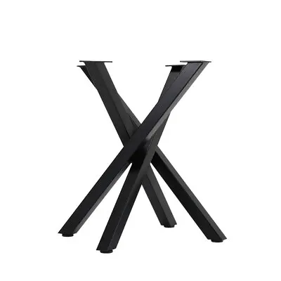 Metal Iron Table Criss Cross Pedestal Base Dining Coffee Table Leg Furniture Leg • £48.95