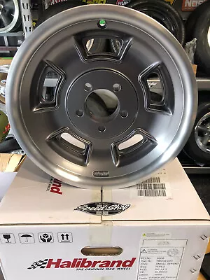 GENUINE HALIBRAND SPRINT WHEELS ANTHRACITE/MACH-LIP FORD STUD 2x15X6 HOT ROD • $1620