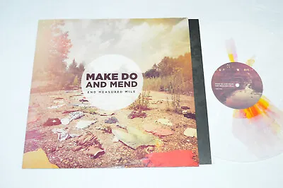 MAKE DO AND MEND End Measured Mile LP Vinyl White Splatter 2010 Punk Hardcore • $32.92