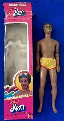 Vintage 1983 Sunsational Malibu Black African American Ken Doll In Box-#3849 • $129.95