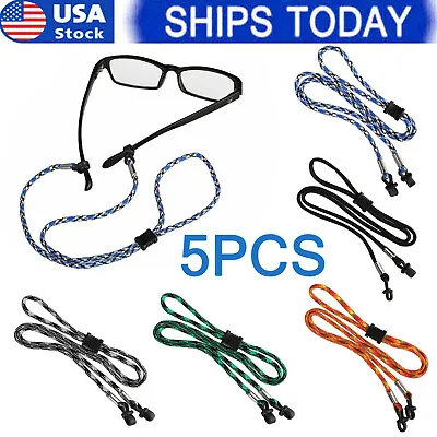 5 PCS Sport Sunglass Neck Strap Eyeglass Read Glasses Neck Cord Lanyard Holder • $8.95