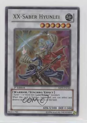 2010 Yu-Gi-Oh! Absolute Powerforce 1st Edition XX-Saber Hyunlei Q5p • $40.79