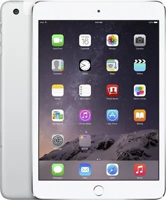 Apple IPad Mini (3rd-generation) (7.9-inch) 128GB Wifi + Cellular - Very Good • $104.99