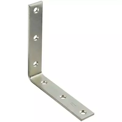 National Hardware N220-160 Corner Brace 6 By 1-1/8 By 0.19  Zinc Plated Steel • $9.03