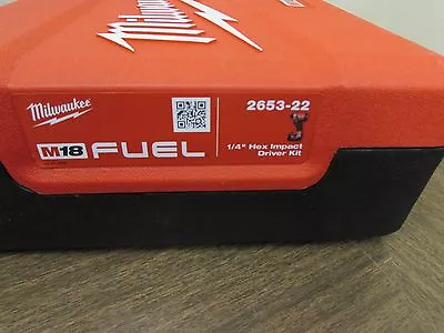 NEW Milwaukee M18 Fuel  Drill/Driver Case (CASE ONLY) - 2653-22 P11 • $29.99