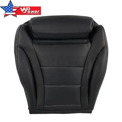 Driver Bottom Leather Seat Cover For 2015-2021 Mercedes Benz C300 Sedan Black • $81.19