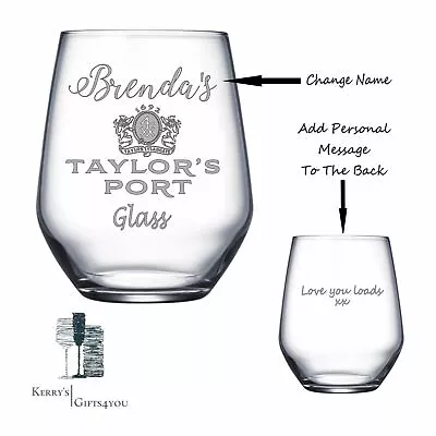 £14.24 • Buy Personalised/Engraved Port Glass Tumbler Gift 40th/50th/60th Birthday Gifts