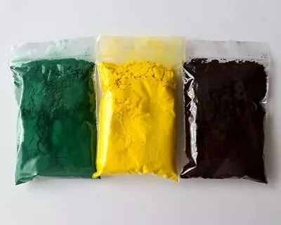 Natural Mineral Pigment Powder Mica Oxidant Colourant Cosmetic & Soap 60g(20gx3) • £5.50