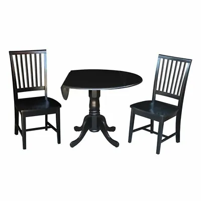 42  Dual Drop Leaf Table With 2 Mission Chairs • $435.35