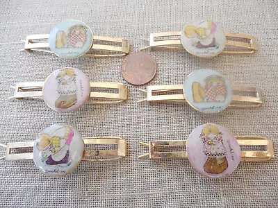 Vintage NOS Lot Of 6 FRAN MAR 1972 Hair Barrettes MOPPETS Collectible H1 • $8.99