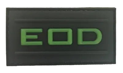 EOD Glow In Dark Ordnance PVC Patch (Recon SEAL Special Forces Topgun IED) 41 • $6.69