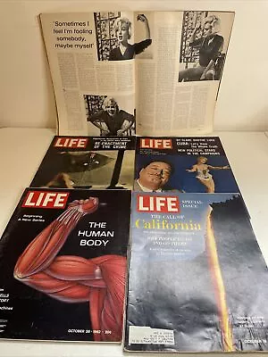 VTG 1962 Life Magazine Lot (5) Marilyn Monroe. Look At Pics. Fun Ads! • $15