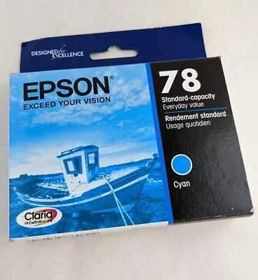 Epson Printer Ink Cartridge Cyan 78 (T078220) Exp. 04/2024 • $8.99