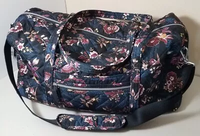 Vera Bradley Large Travel Duffel Bag Performance Twill Quilted Graden Dreams • $78.99