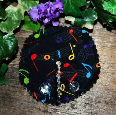 G-tube Pads Mic-key Button Feeding Tube Pads Colorful Music Notes • $2.25