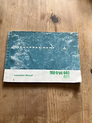 Mb Trac 440 & 441 Instruction Manual  • £30