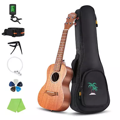 23 Inch Acoustic Ukulele Kit Mahogany Plywood Ukelele With Gig Bag J5A7 • $89.65