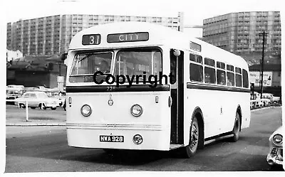 £1.10 • Buy Sheffield Corporation NWA928 NWA 928 Leyland HR Weymann Coach B&W Bus Photo