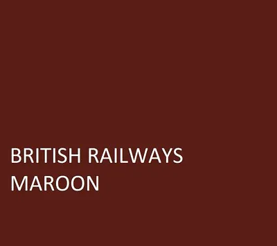 BRITISH RAILWAYS MAROON Machinery Equipment Enamel Gloss Paint • £19.04