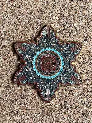 Mandala Sacred Geometry Hat Pin Dab Oil 710 Wax Accessories Trippy Dmt LSD • $12