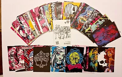 92- 2011 Panini MONSTER HIGH POST CARDS FRANKIESTEIN CLAUDEEN WOLF ETC • $34