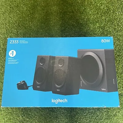 New Sealed Logitech Z333 2.1 Multimedia Speaker System With Subwoofer 80W • £79.99