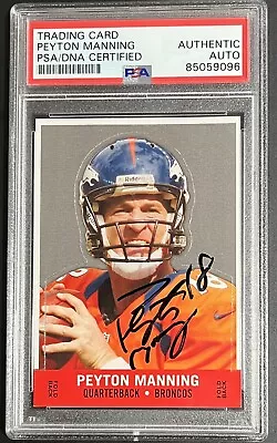 PEYTON MANNING 2013 Topps Stand-Ups #68SU-PM Signed AUTO Autograph PSA DNA COA • $229.99