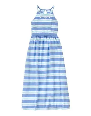 $14.98 • Buy NWT Gymboree Sugar Reef Striped Maxi Dress Girls SZ 4,6