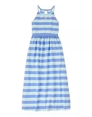 $14.98 • Buy NWT Gymboree Sugar Reef Striped Maxi Dress Girls SZ 4,6