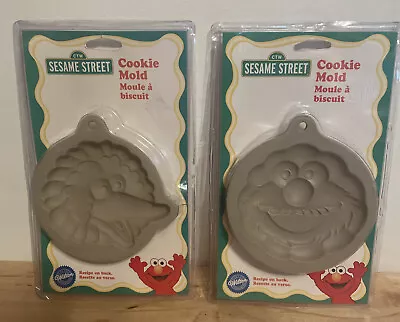 Wilton Vintage 1998 Cookie Mold Sesame Street BIG BIRD ELMO Recipe On Back NEW • $13.60