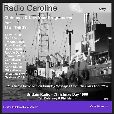 Pirate Radio Caroline Sixties Christmas And New Year 1960s Listen In Your Car • £8.99