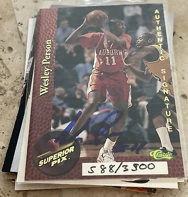 AUBURN Tigers Lot 10 Auto Autograph SP Short Print #’d Barkley Person Basketball • $15