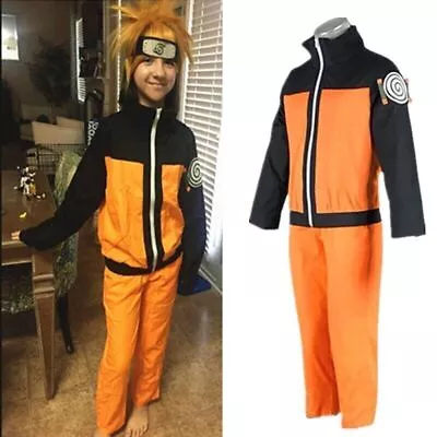 Naruto Cosplay Costumes Anime Outfit Man Show Suit Party Japanese Coat Pants • £20.32