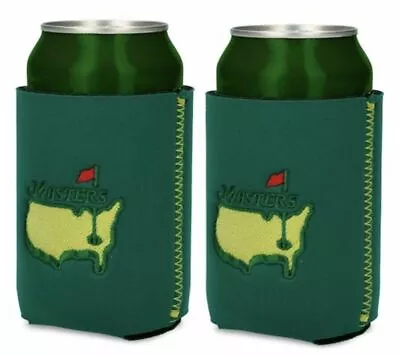 2024 Masters Tournament Green Can Coolers Set Of 2 Augusta National Golf Koozie • $24.99