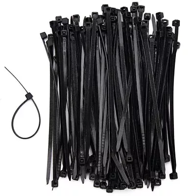 Cable Ties Black 250 X 4.6mm - Pack Of 200 • £5.49